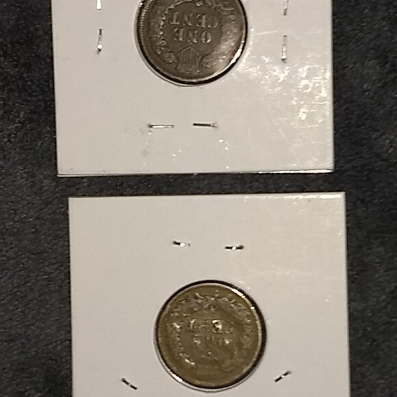 Lot of 9 1900's Indian Head Pennies... Nice Details... In Protective Sleeves - Picture 4 of 10